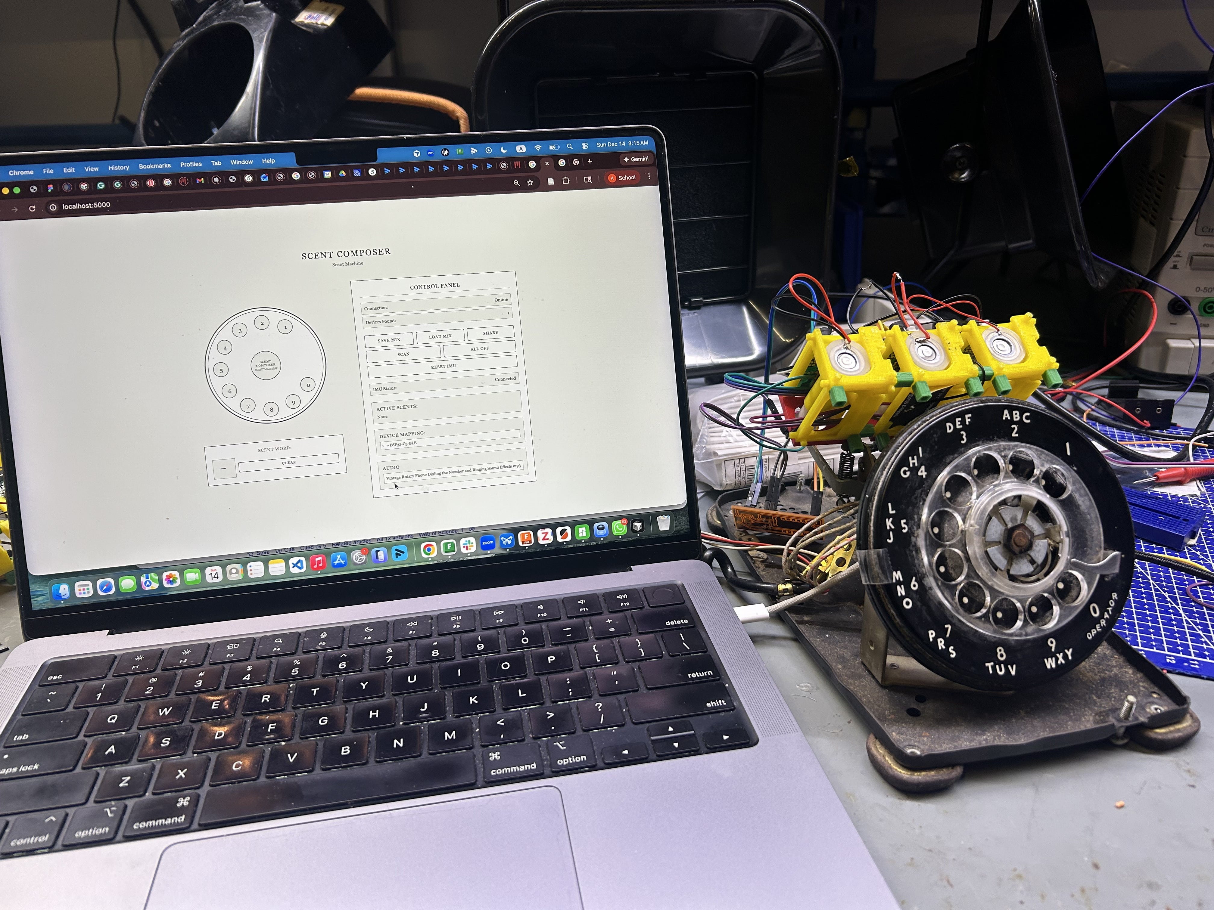 Scent Dial Barebone with Dial UI
